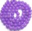 Wholesale Purple Jade Beads - 10mm Smooth Round (Sold Per Strand)