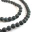 Wholesale Black Jasper Gemstone Beads - Matte Finish 4mm (Sold Per Strand)