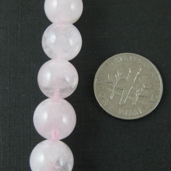 Wholesale Rose Quartz - 10mm Smooth Round Beads (Sold Per Strand)