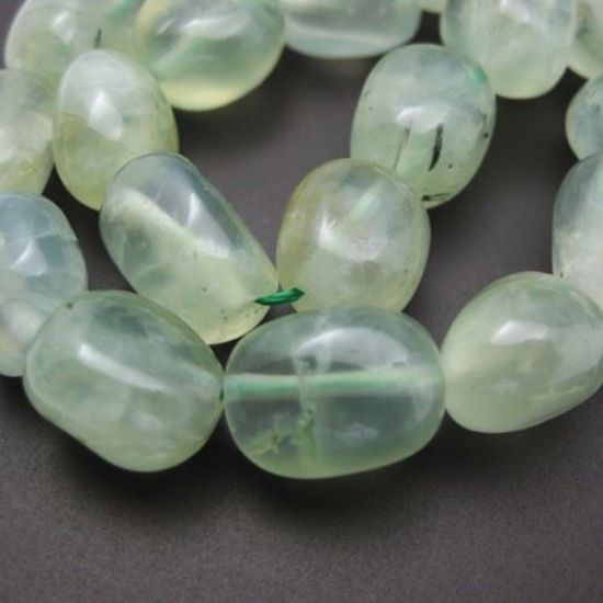 Wholesale Prehnite Beads - Nature Stone - Freeform Shape (Sold Per Half Strand)