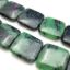 Wholesale Ruby Zoisite Beads - 20mm Smooth Square Shape (Sold Per Strand)
