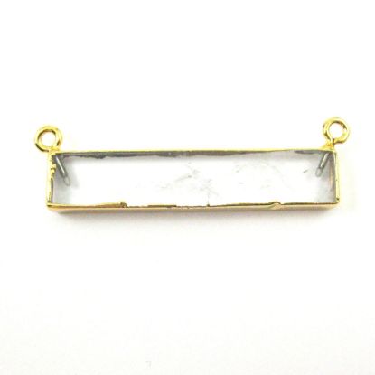 Wholesale Clear Crystal Bar Pendant, Gold dipped Bar,Crystal Bar Connector,Extra Long Bar,Rectangle Bar Charm Pendant