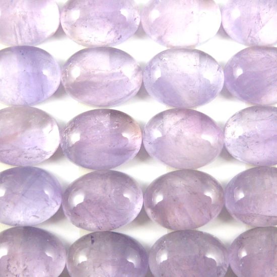 Wholesale Cabochon Amethyst Oval, 12x16mm, Grade A-