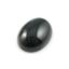Wholesale Cabochon Black Agate Oval, 12x16mm, Grade A