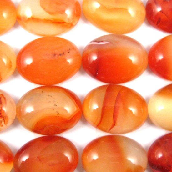 Wholesale Cabochon Carnelian Oval, 15x20mm, Grade AB+