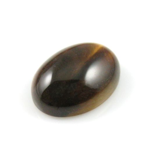 Wholesale Cabochon Tiger's Eye Oval, 12x16mm, Grade A+