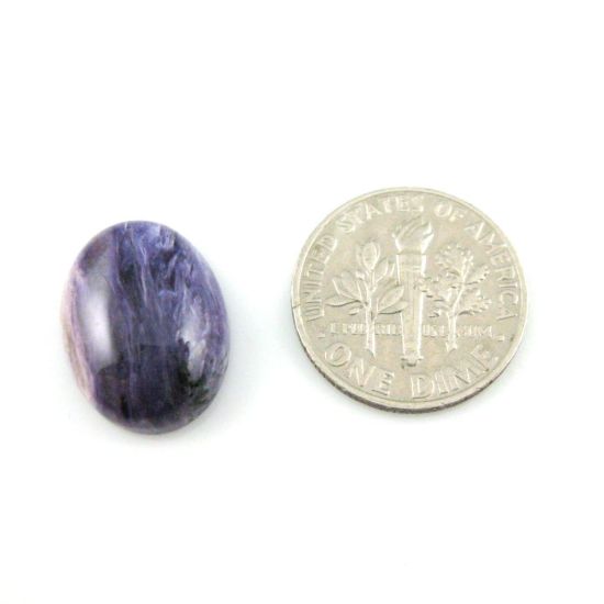 Wholesale Cabochon Charoite Oval, 12x16mm, Grade A+
