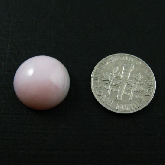 Wholesale Cabochon Pink Opal Round, 15mm, Grade A-