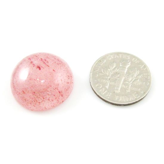 Wholesale Cabochon Red Sunstone Round, 18mm, Grade A