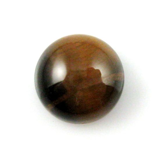 Wholesale Cabochon Tiger's Eye Round, 8mm, Grade A
