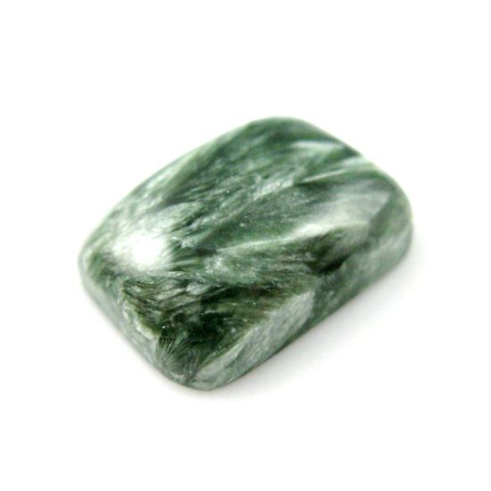 Wholesale Cabochon Seraphinite Rectangle, 12x16mm, Grade A+