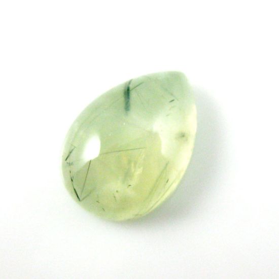 Wholesale Cabochon Prehnite Pear, 13x18mm, Grade A