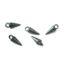 Wholesale Oxidized Sterling Silver Spike Stud Charm, Charms and Pendants for Jewelry Making, Wholesale Findings