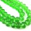 Wholesale Crystal Glass beads, 8X6mm Faceted Rondelle,Grass Green