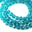 Wholesale Crystal Glass Beads 6mm Round Faceted Beads, Peacock Blue