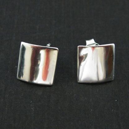Wholesale Sterling Silver Textured Square Earwire for Jewelry Making, Wholesale Earwire and Findings