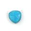 Wholesale Sterling Silver Turquoise Large Trillion Shaped Bezel Gemstone Connector Links, Wholesale Gemstone Charms and Pendants for Jewelry Making