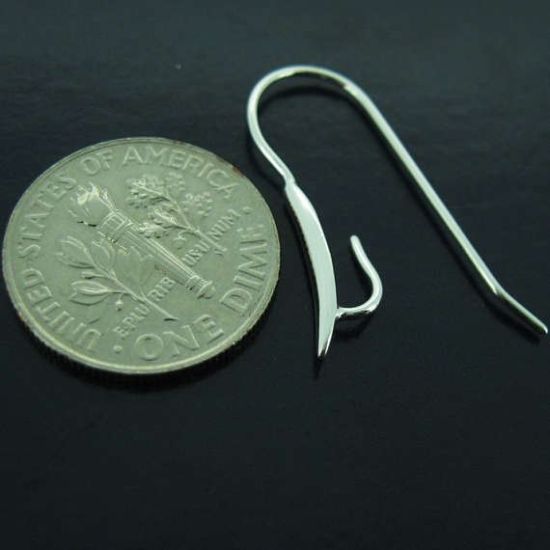 Wholesale Sterling Silver Fancy Earring Wire Hooks for Crystals (Sold per pair)