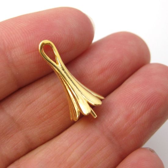 Wholesale Sterling Silver Fancy Bead Cap with Post, Wholesale Findings