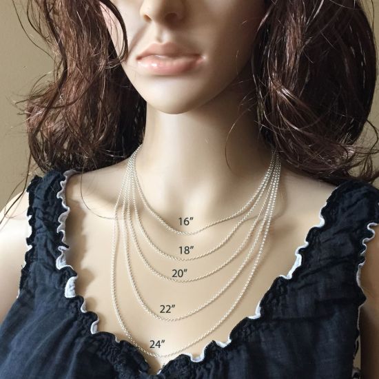 Wholesale Sterling Silver 2mm Rolo Chain, Wholesale Necklace Chains