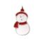 Wholesale Sterling Silver Enamel Snowman Charm, Christmas Charm (1 pc)