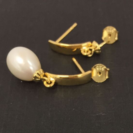 Wholesale Sterling Silver Rectangle Earring Post for Jewelry Making, Wholesale Earwire and Findings