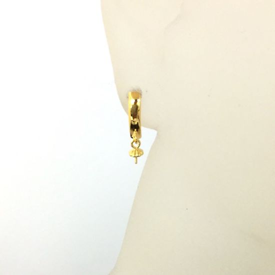 Wholesale Sterling Silver Rectangle Earring Post for Jewelry Making, Wholesale Earwire and Findings