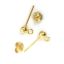 Wholesale Gold plated Sterling Silver Butterfly Earring Post Backs Earnuts for Jewelry Making, Wholesale Earwire and Findings