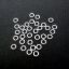 Wholesale Sterling Silver Closed Jump Rings - 20ga, 4mm (20pcs)