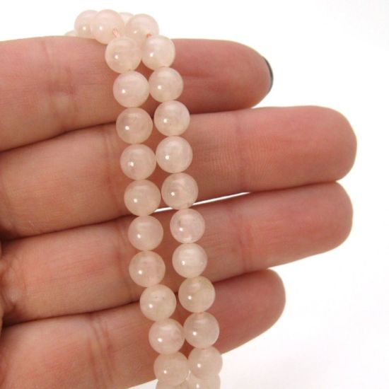 Wholesale Rose Quartz - 6mm Smooth Round Beads (Sold Per Strand)