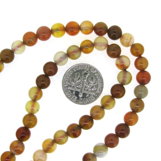 Wholesale Carnelian - Smooth Round Beads - 6mm (sold per strand)