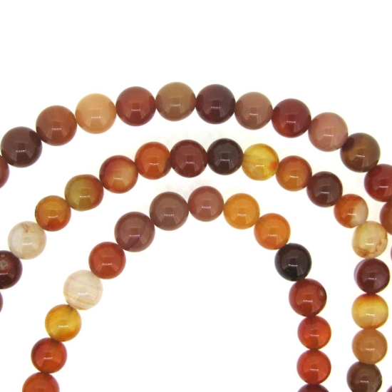 Wholesale Carnelian - Smooth Round Beads - 8mm (sold per strand)