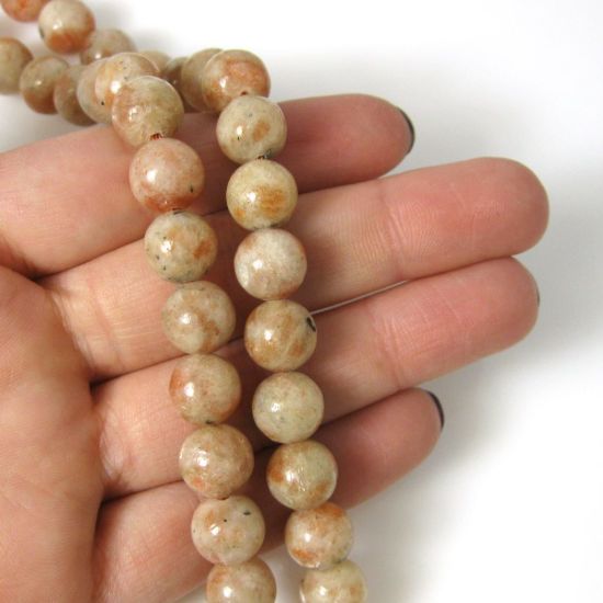 Wholesale Sunstone - Smooth Round Beads - 10mm (sold per strand)