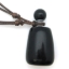 Wholesale Black Obsidian Essential Oil Bottle with Silk Cord Necklace - Irregular Shape