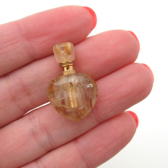 Wholesale essential oil gemstone bottle