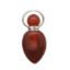 Wholesale Carnelian Essential oil bottle, Mini 2- Arrowhead Shape