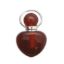 Wholesale Carnelian essential oil bottle, Mini 2- Heart Shape