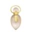 Wholesale Rose Quartz Gold Plated essential oil bottle, Mini 2- Arrowhead Shape