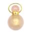 Wholesale Rose Quartz Gold Plated Essential oil bottle, Mini 2- Beaded Shape
