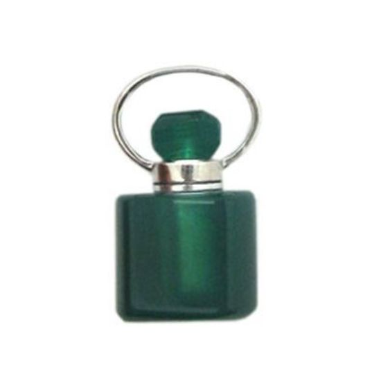 Wholesale Green Agate Essential oil bottle, Mini 2- Square Shape