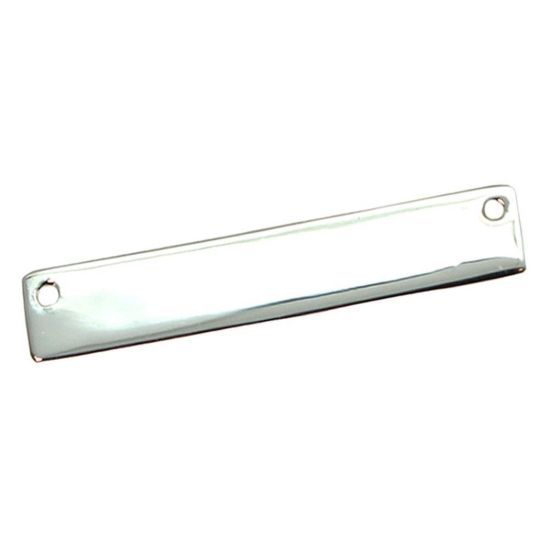 Wholesale Sterling Silver Rectangle Stamping Blank Bar Pendant Connector