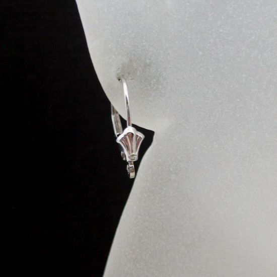 Wholesale 14K White Gold Leverback Ear Wires