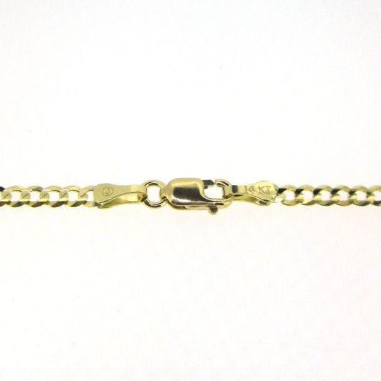 Wholesale 14K Yellow Gold Necklace - Curb Chain - 20 inches