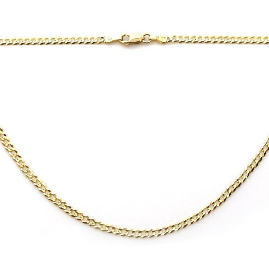 Wholesale 14K Yellow Gold Necklace - Curb Chain - 20 inches