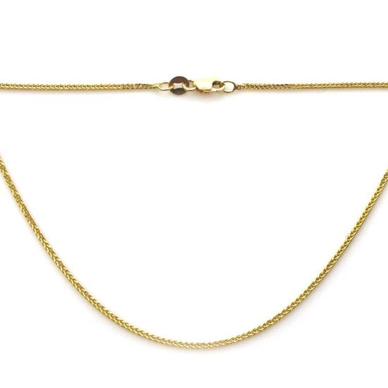 Wholesale 14K Yellow Gold Necklace-Curb Chain-18 inches