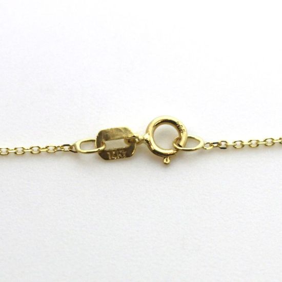 Wholesale 14K Yellow Gold Necklace-Tiny Cable Chain-18 inches