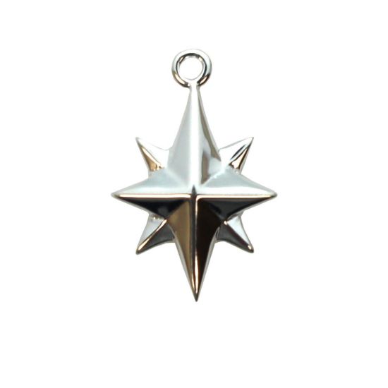 Wholesale Sterling Silver Northstar Charm,  Charms and Pendants for Jewelry Making, Wholesale Findings