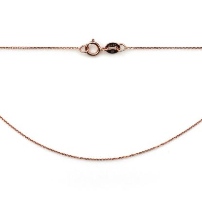 Wholesale 14K Rose Gold Necklace - Tiny Cable Chain - 18 inches