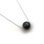 Wholesale 14K White Gold Tahitian Floating Pearl Necklace - 16"