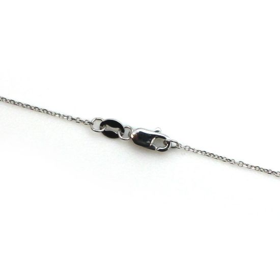 Wholesale 14K White Gold Tahitian Floating Pearl Necklace - 16"